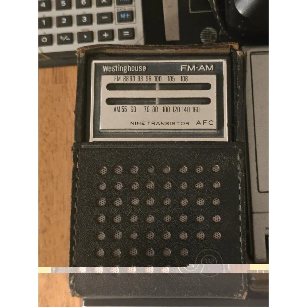 Vintage Electronics Camera Lot Norelco GE Realistic Minolta Polaroid AS-IS Parts